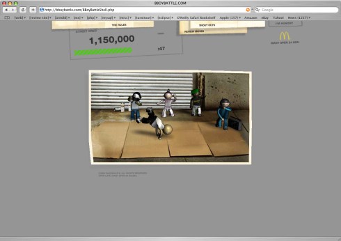 Users use 1-9 to do different breakdancing moves. We also created secret combo moves. 