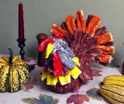 Turkey made out of tampons