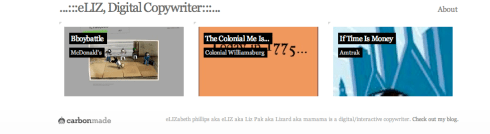 Portfolio for Elizabeth Phillips, Copywriter