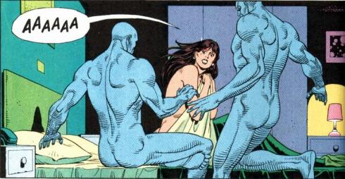 Dr. Manhattan and Laurie