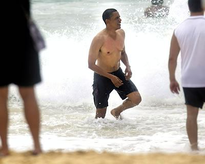 Obama enjoying HI