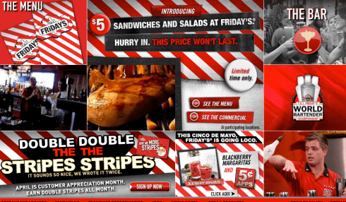 T.G.I. Friday's Homepage