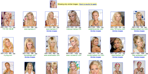Paris Hilton Google Similar Images