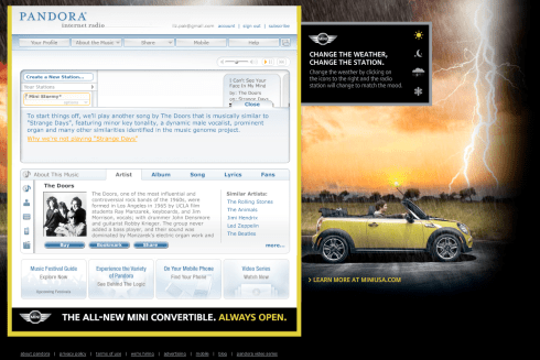 From the background to the player, it's all in sync.
