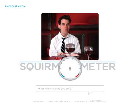 Endsquirm is about letting users see if they can hold a conversation.