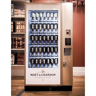 Moët & Chandon champagne vending machine